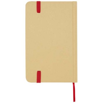 Blocco note formato A6 con copertina rigida in materiale riciclata e pagine bianche Reed
