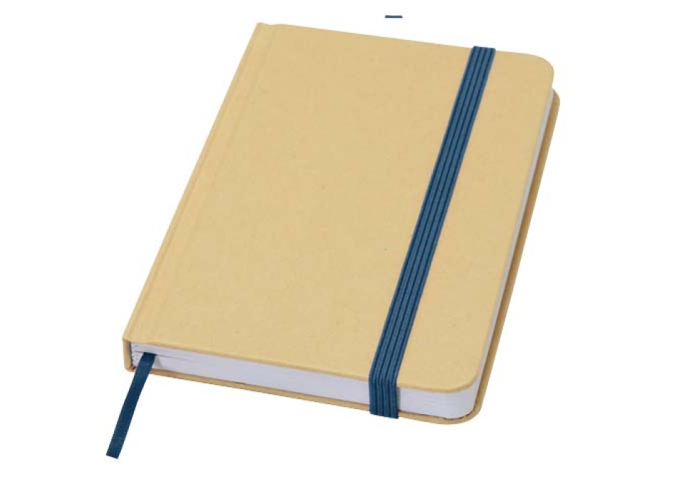 Blocco note formato A6 con copertina rigida in materiale riciclata e pagine bianche Reed