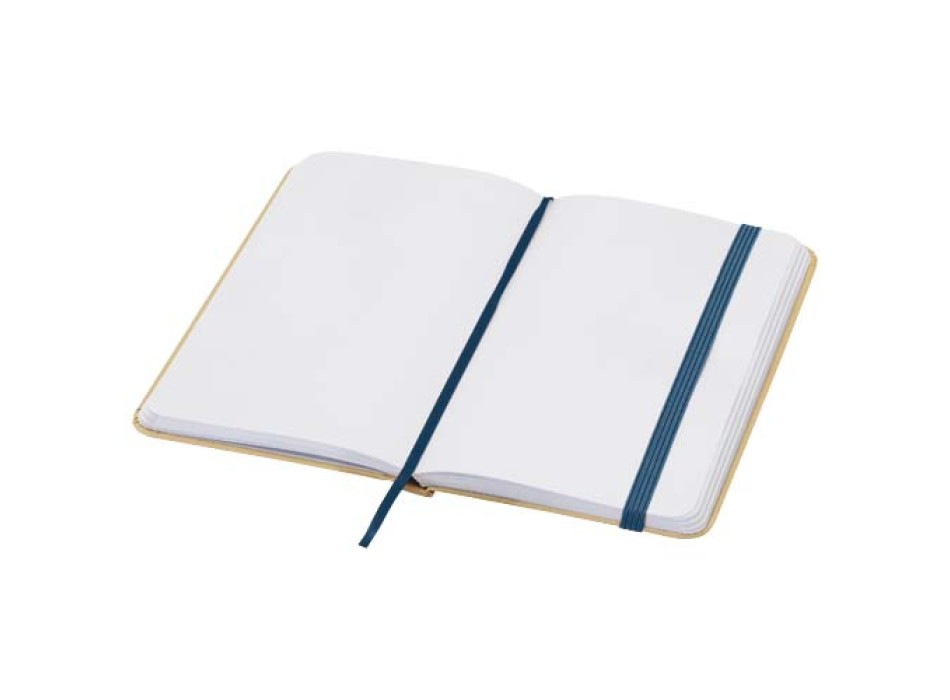 Blocco note formato A6 con copertina rigida in materiale riciclata e pagine bianche Reed