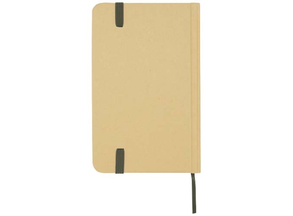 Blocco note formato A6 con copertina rigida in materiale riciclata e pagine bianche Reed