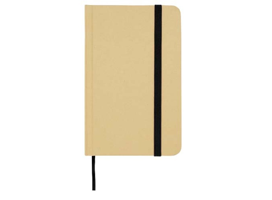 Blocco note formato A6 con copertina rigida in materiale riciclata e pagine bianche Reed