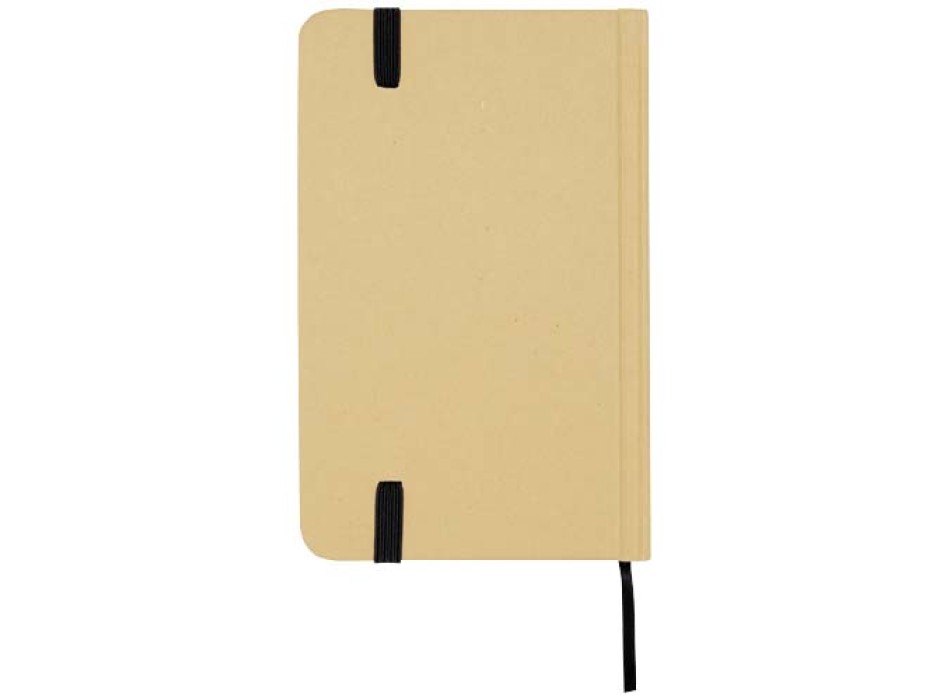 Blocco note formato A6 con copertina rigida in materiale riciclata e pagine bianche Reed