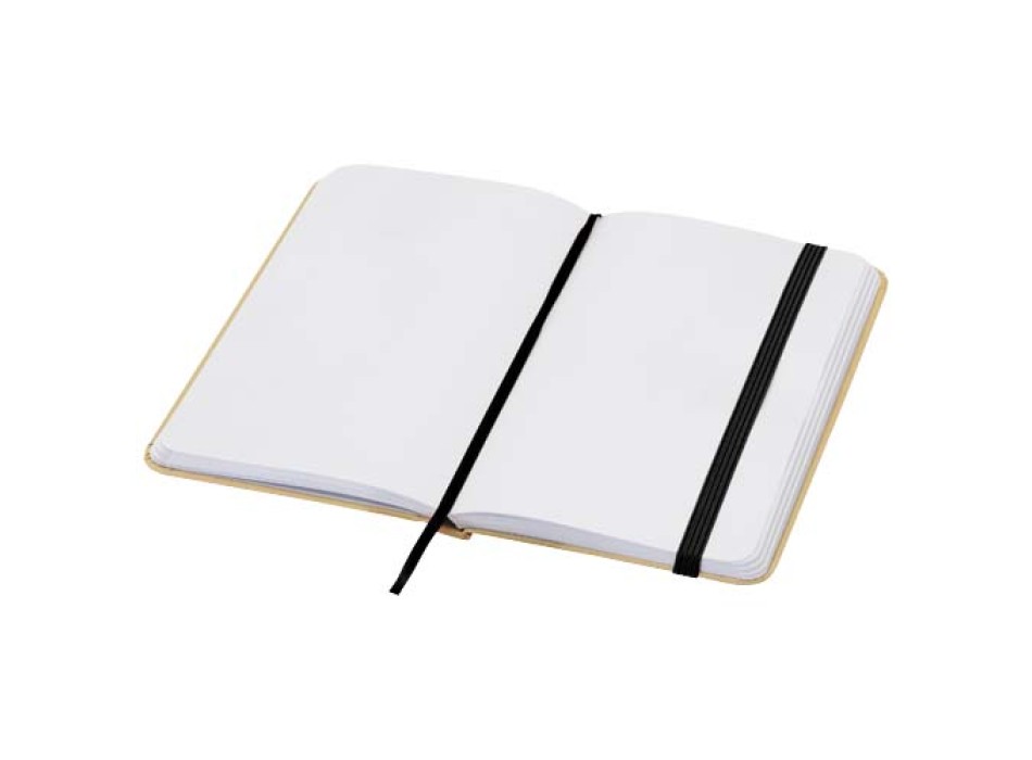 Blocco note formato A6 con copertina rigida in materiale riciclata e pagine bianche Reed
