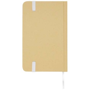 Blocco note formato A6 con copertina rigida in materiale riciclata e pagine bianche Reed