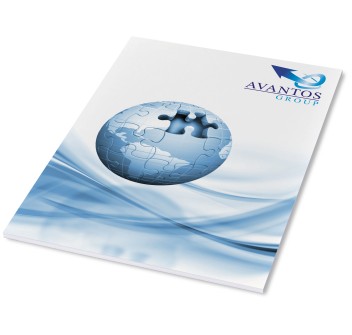 Block notes A4 Desk-Mate® con copertina avvolgente