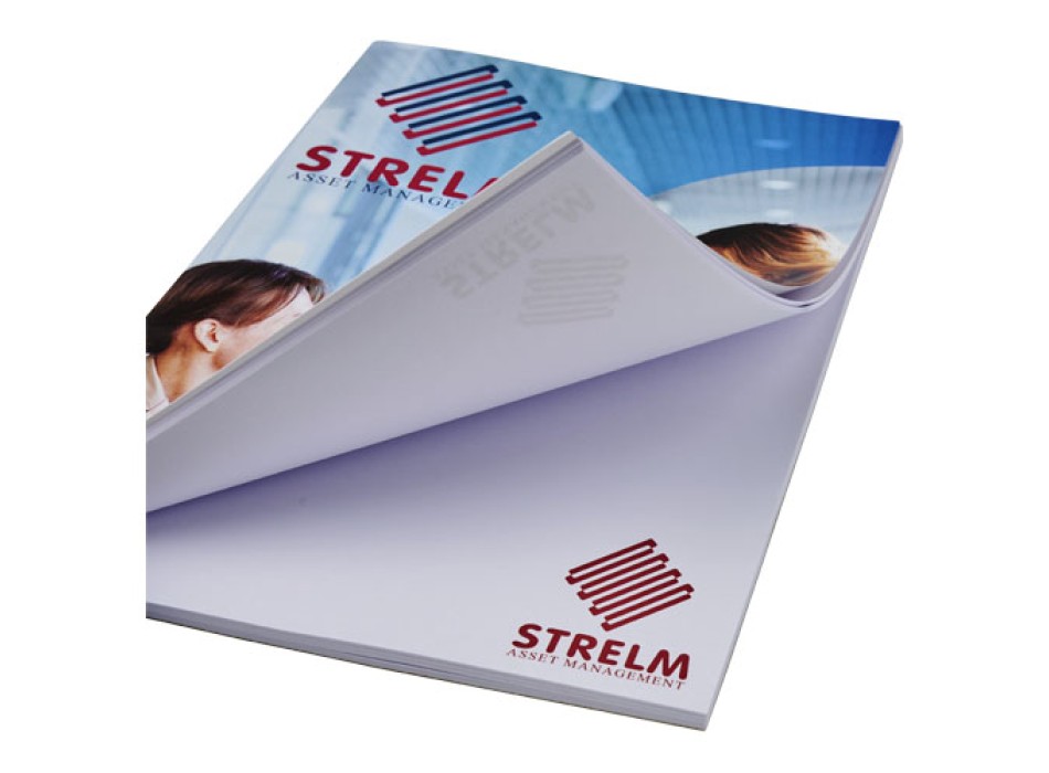 Block notes A5 Desk-Mate® con copertina avvolgente