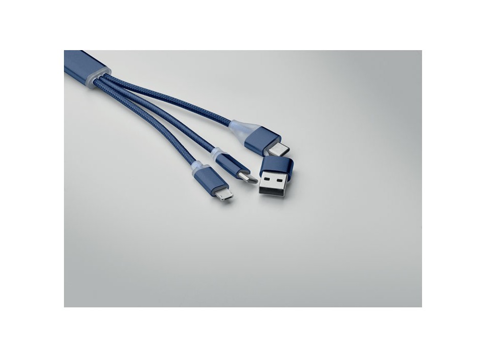 BLUE - Cavo di ricarica 4 in 1 di tipo