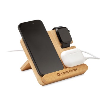 BOOGAR - Caricatore wireless 3 in 1 da 1