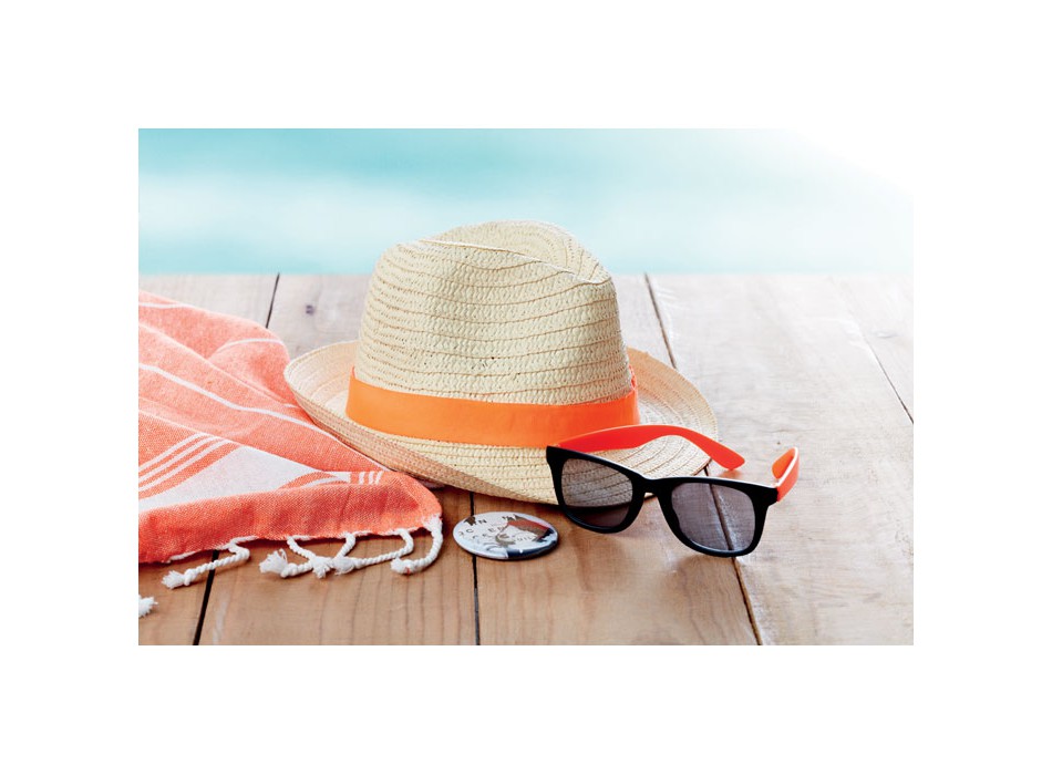 BOOGIE - Cappello di paglia naturale