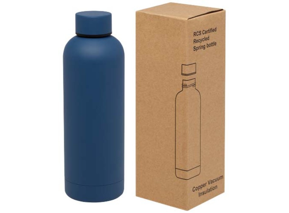 Borraccia con isolamento sottovuoto in rame certificata RCS da 500 ml Spring