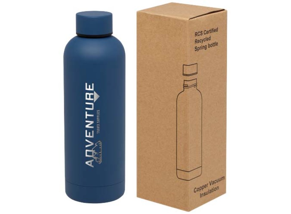 Borraccia con isolamento sottovuoto in rame certificata RCS da 500 ml Spring