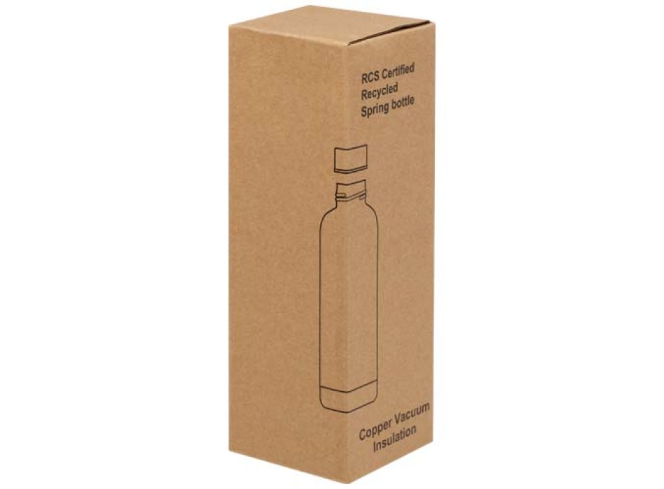 Borraccia con isolamento sottovuoto in rame certificata RCS da 500 ml Spring