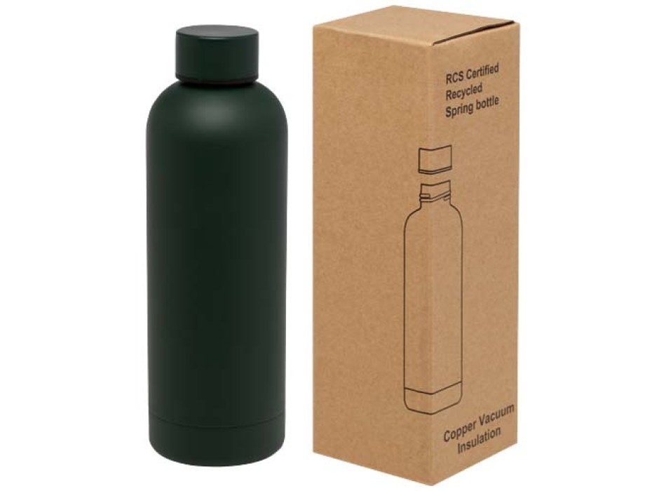 Borraccia con isolamento sottovuoto in rame certificata RCS da 500 ml Spring