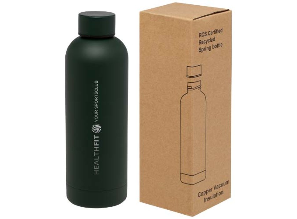 Borraccia con isolamento sottovuoto in rame certificata RCS da 500 ml Spring
