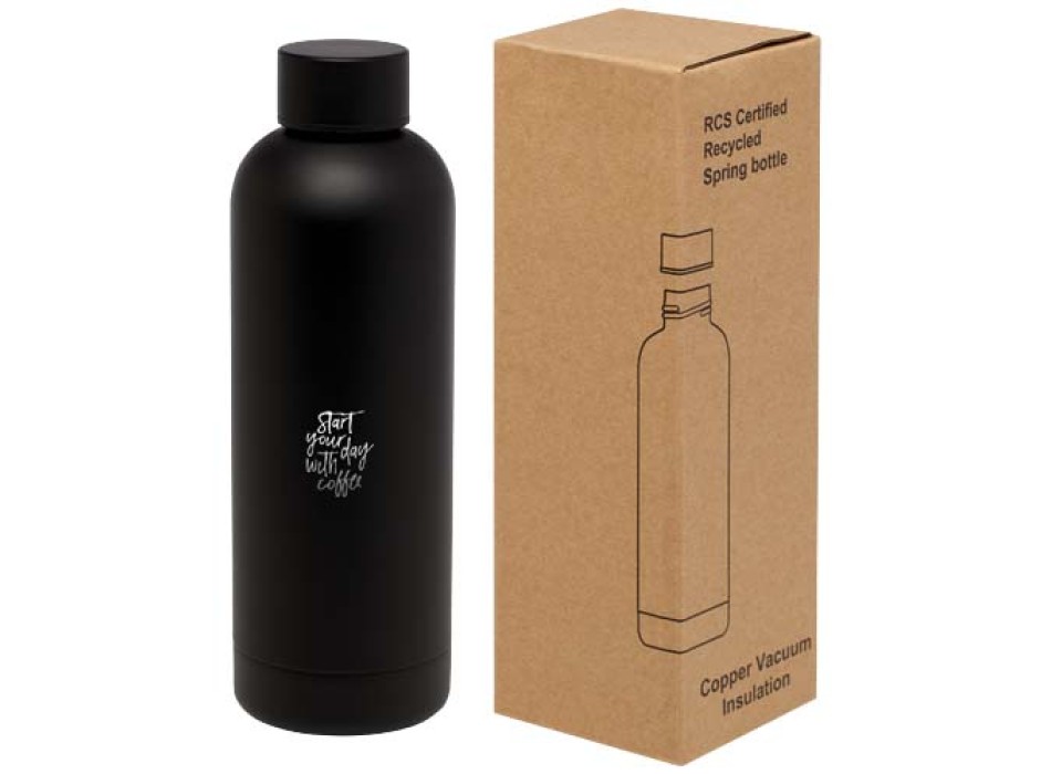Borraccia con isolamento sottovuoto in rame certificata RCS da 500 ml Spring