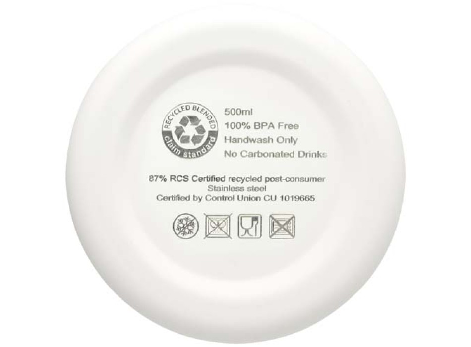 Borraccia con isolamento sottovuoto in rame certificata RCS da 500 ml Spring