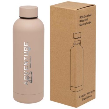 Borraccia con isolamento sottovuoto in rame certificata RCS da 500 ml Spring