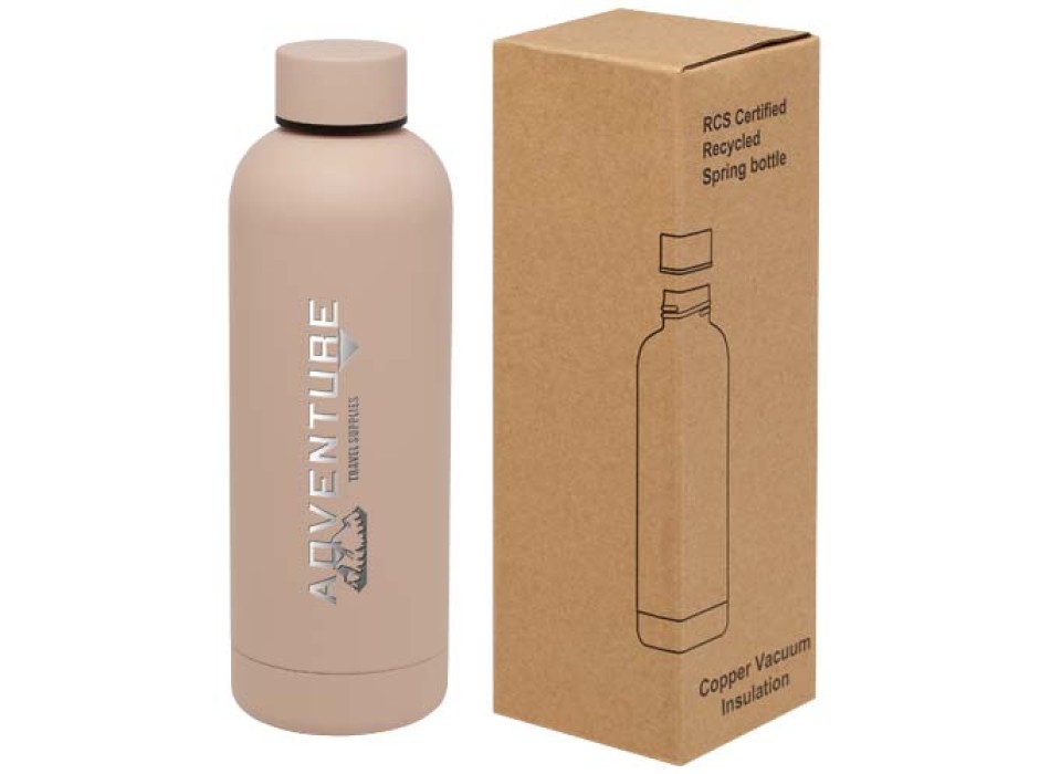 Borraccia con isolamento sottovuoto in rame certificata RCS da 500 ml Spring