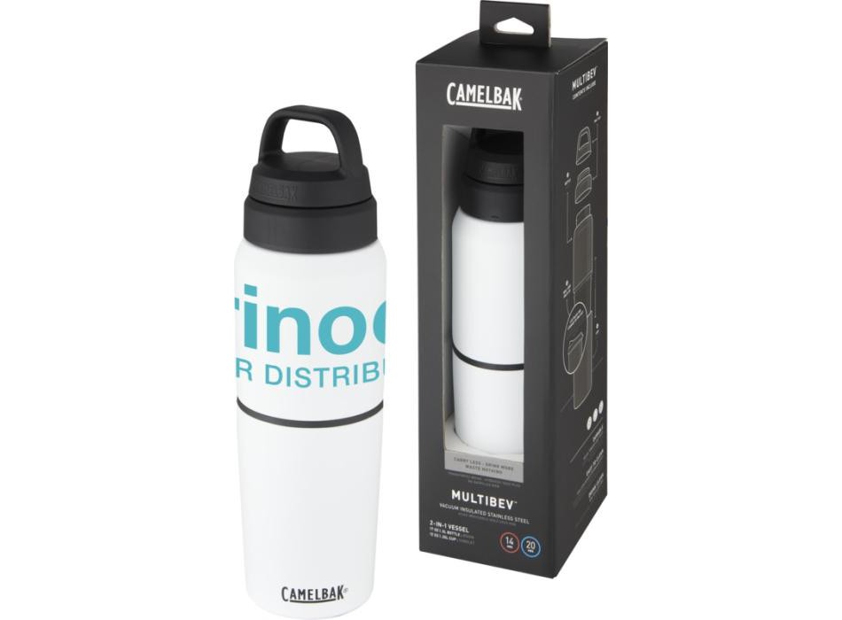 Borraccia da 500 ml e tazza da 350 ml isolate 