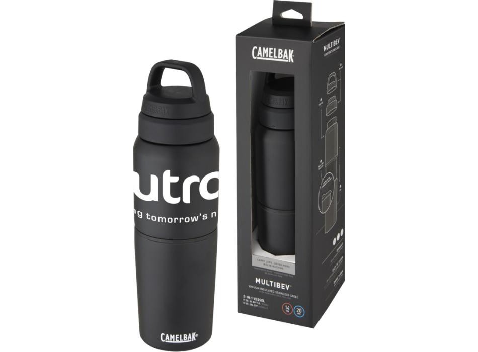 Borraccia da 500 ml e tazza da 350 ml isolate 