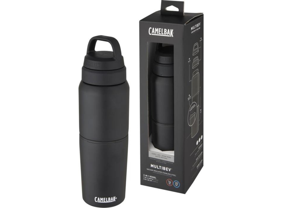 Borraccia da 500 ml e tazza da 350 ml isolate 