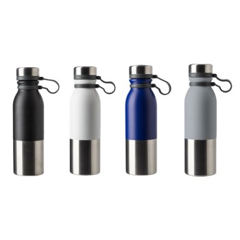 Borraccia in acciaio inox, capacità 600 ml