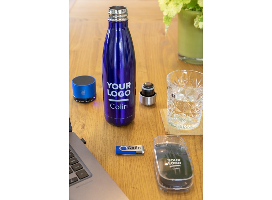 Borraccia in acciaio inox, doppia parete, capacità 500 ml Lombok