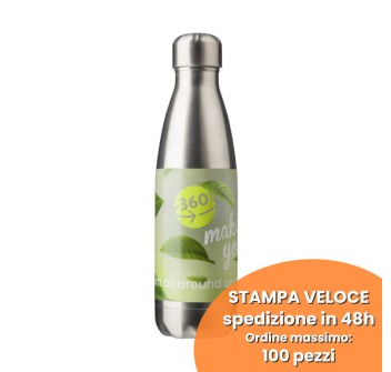 Borraccia in acciaio inox, doppia parete