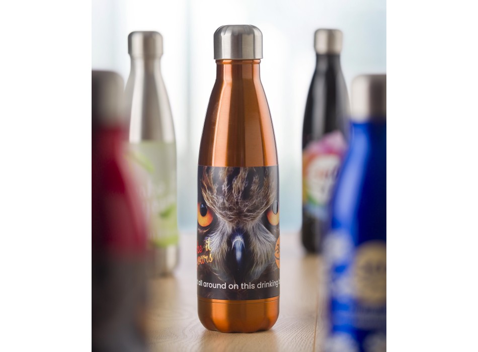 Borraccia in acciaio inox, singola parete, capacità 650 ml Sumatra