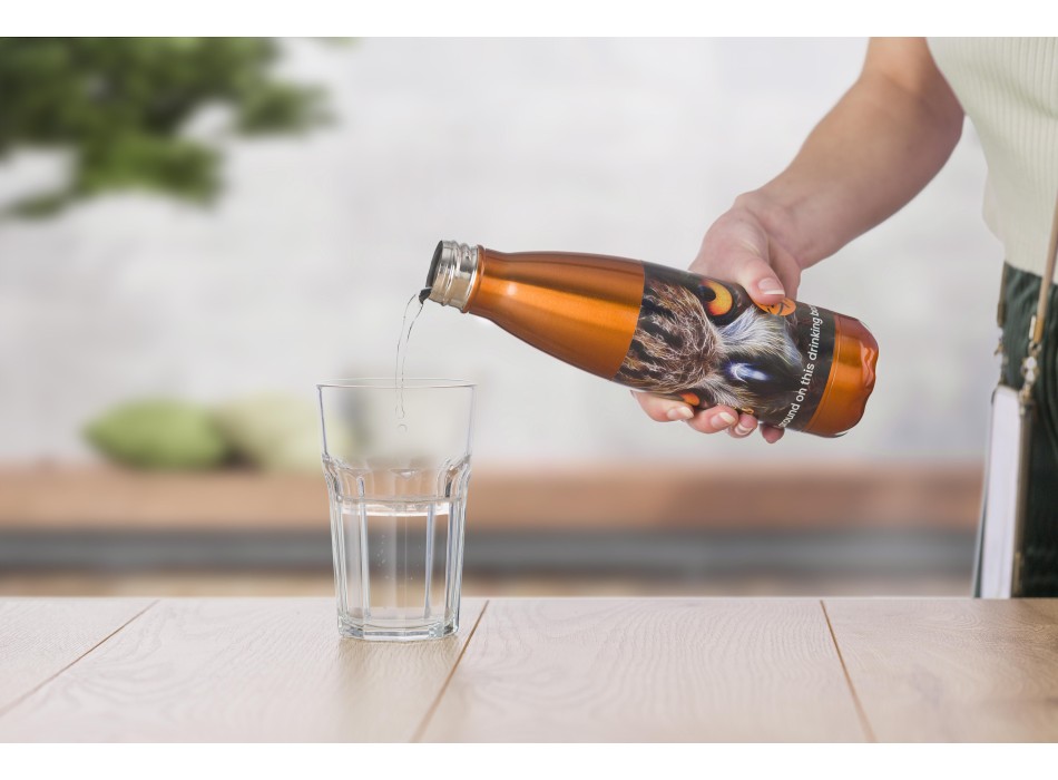 Borraccia in acciaio inox, singola parete, capacità 650 ml Sumatra
