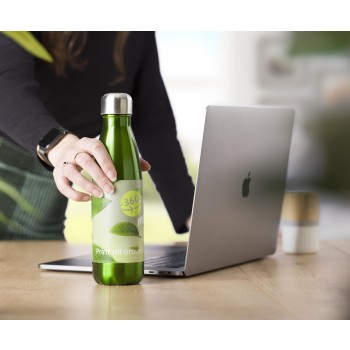 Borraccia in acciaio inox, singola parete, capacità 650 ml Sumatra