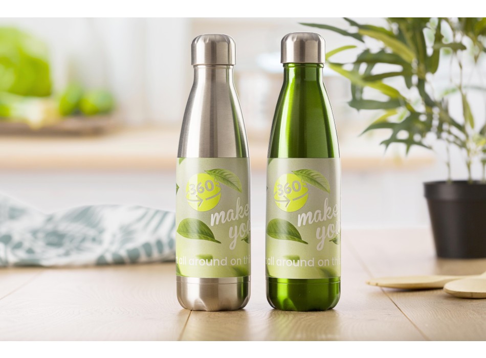 Borraccia in acciaio inox, singola parete, capacità 650 ml Sumatra