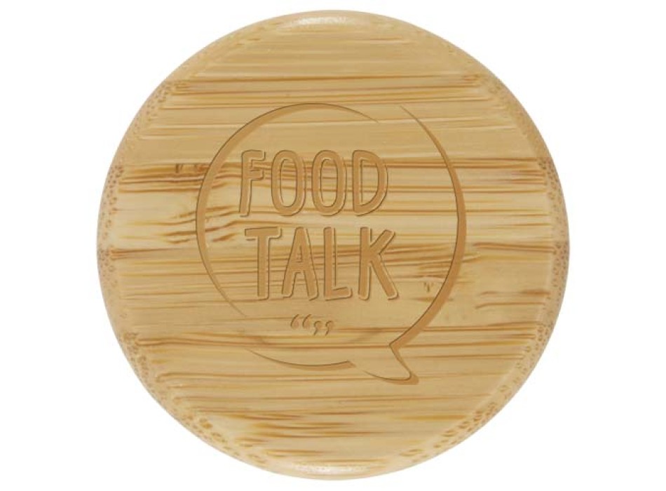 Borraccia in vetro borosilicato da 600 ml con impugnatura in silicone Tidan