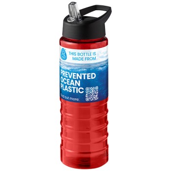 Borraccia sportiva con coperchio a beccuccio da 750 ml H2O Active® Eco Treble 