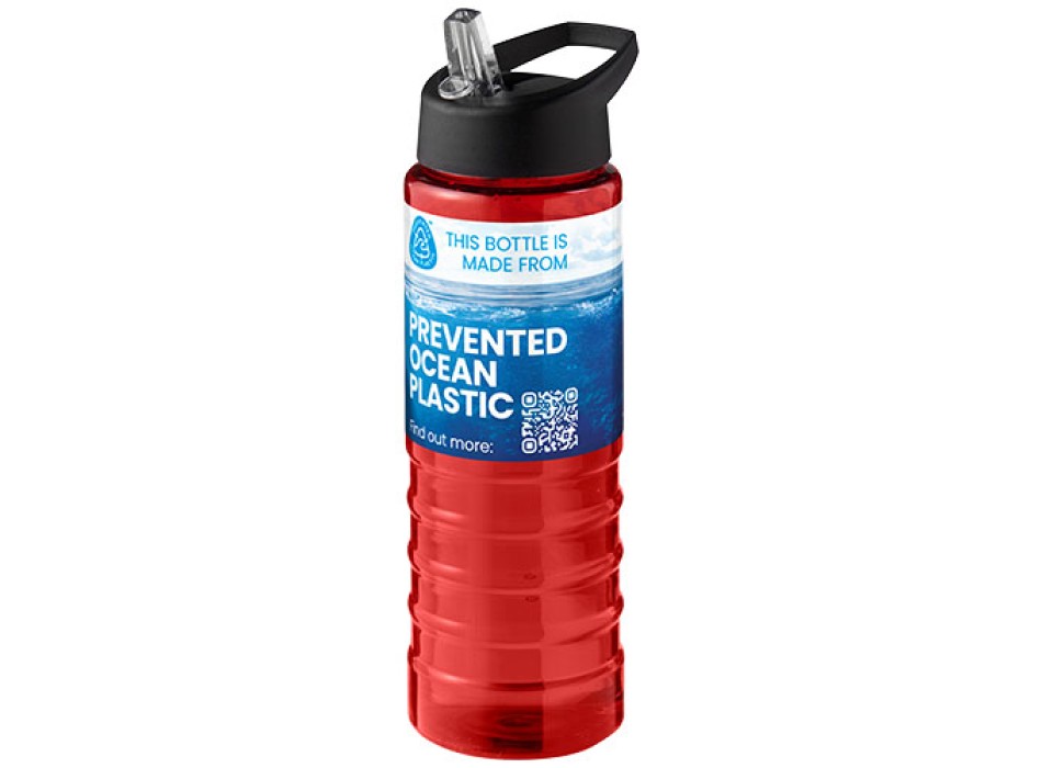 Borraccia sportiva con coperchio a beccuccio da 750 ml H2O Active® Eco Treble 