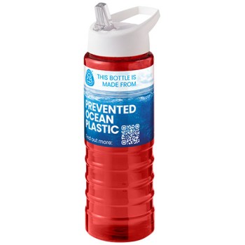 Borraccia sportiva con coperchio a beccuccio da 750 ml H2O Active® Eco Treble 