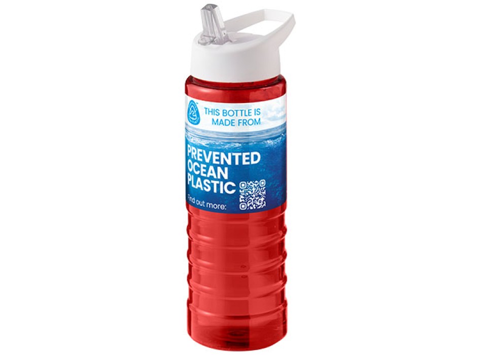 Borraccia sportiva con coperchio a beccuccio da 750 ml H2O Active® Eco Treble 