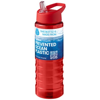 Borraccia sportiva con coperchio a beccuccio da 750 ml H2O Active® Eco Treble 