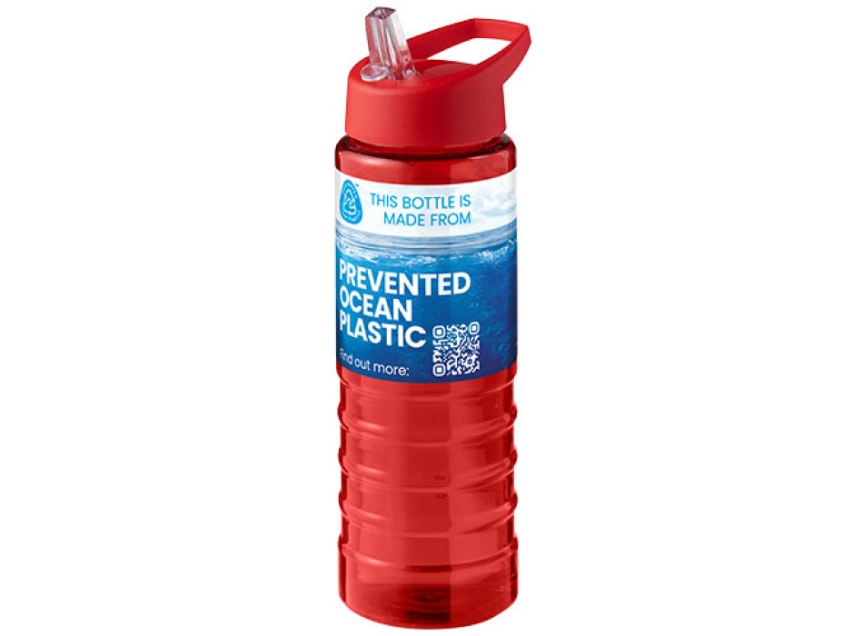 Borraccia sportiva con coperchio a beccuccio da 750 ml H2O Active® Eco Treble 
