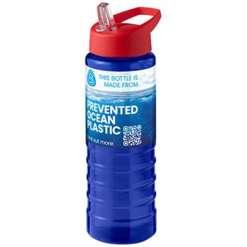 Borraccia sportiva con coperchio a beccuccio da 750 ml H2O Active® Eco Treble 