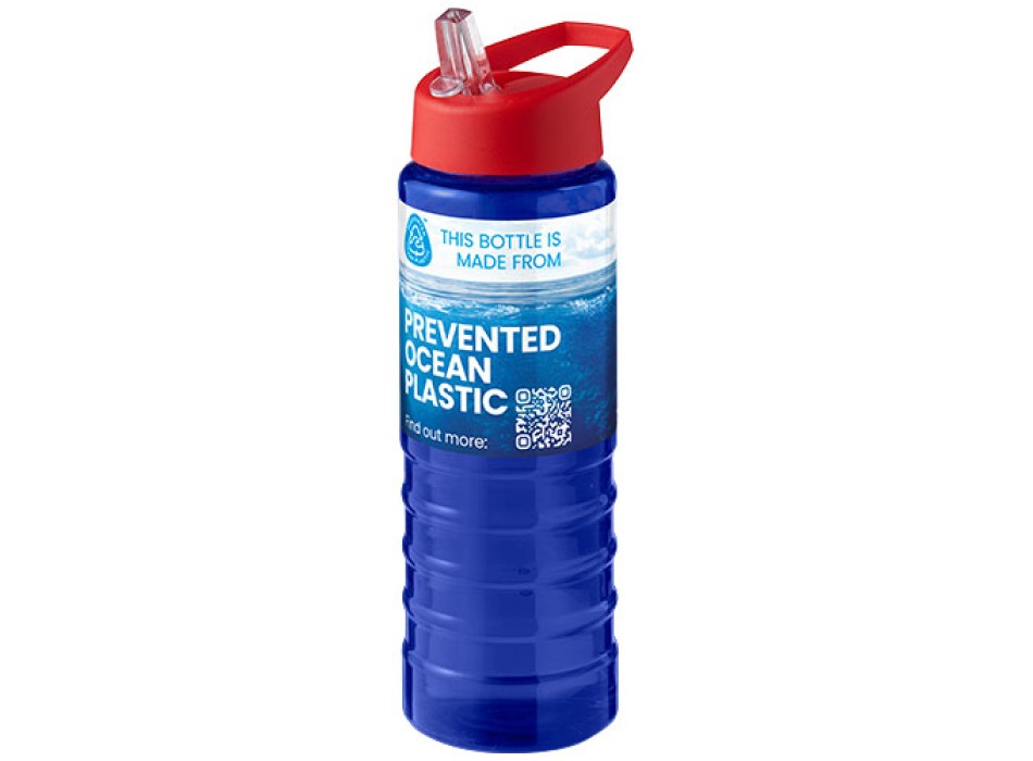 Borraccia sportiva con coperchio a beccuccio da 750 ml H2O Active® Eco Treble 