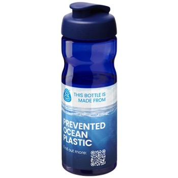 Borraccia sportiva da 650 ml con coperchio a scatto H2O Active® Eco Base