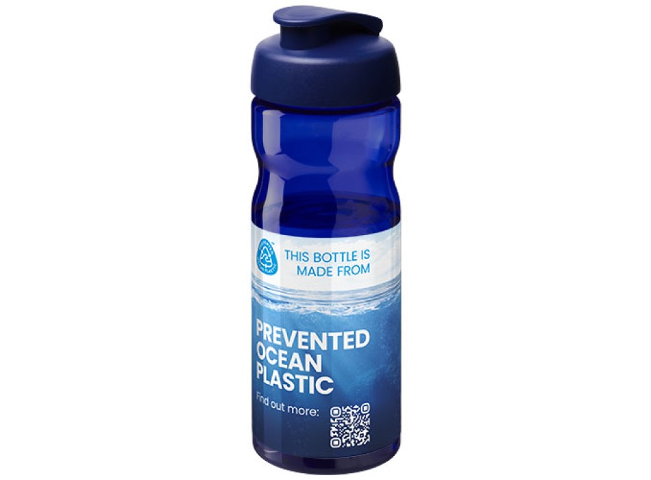 Borraccia sportiva da 650 ml con coperchio a scatto H2O Active® Eco Base