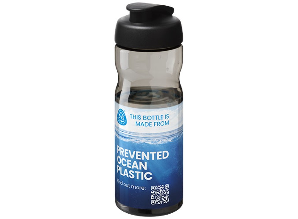 Borraccia sportiva da 650 ml con coperchio a scatto H2O Active® Eco Base