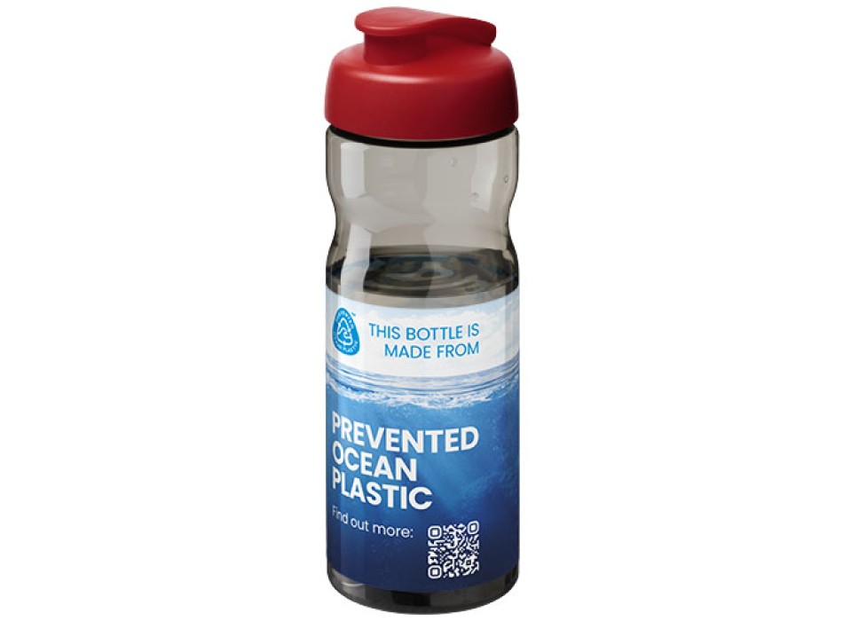 Borraccia sportiva da 650 ml con coperchio a scatto H2O Active® Eco Base