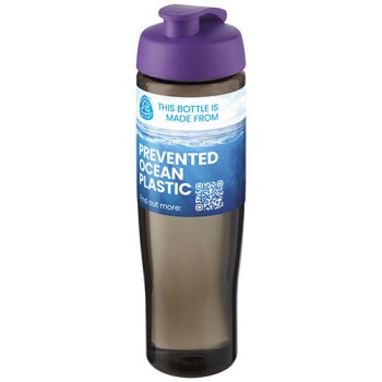 Borraccia sportiva da 700 ml con coperchio a scatto H2O Active® Eco Tempo