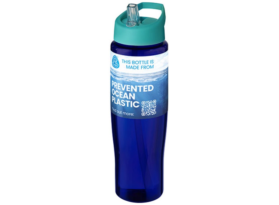 Borraccia sportiva da 700 ml con coperchio con beccuccio H2O Active® Eco Tempo