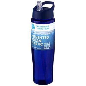 Borraccia sportiva da 700 ml con coperchio con beccuccio H2O Active® Eco Tempo