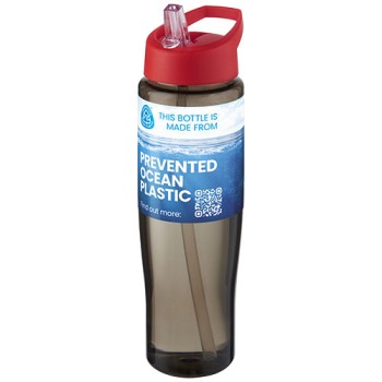 Borraccia sportiva da 700 ml con coperchio con beccuccio H2O Active® Eco Tempo