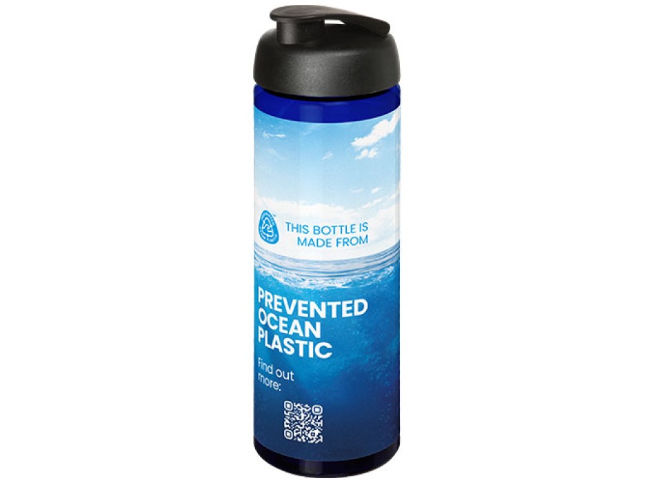 Borraccia sportiva da 850 ml con coperchio a scatto H2O Active® Eco Vibe